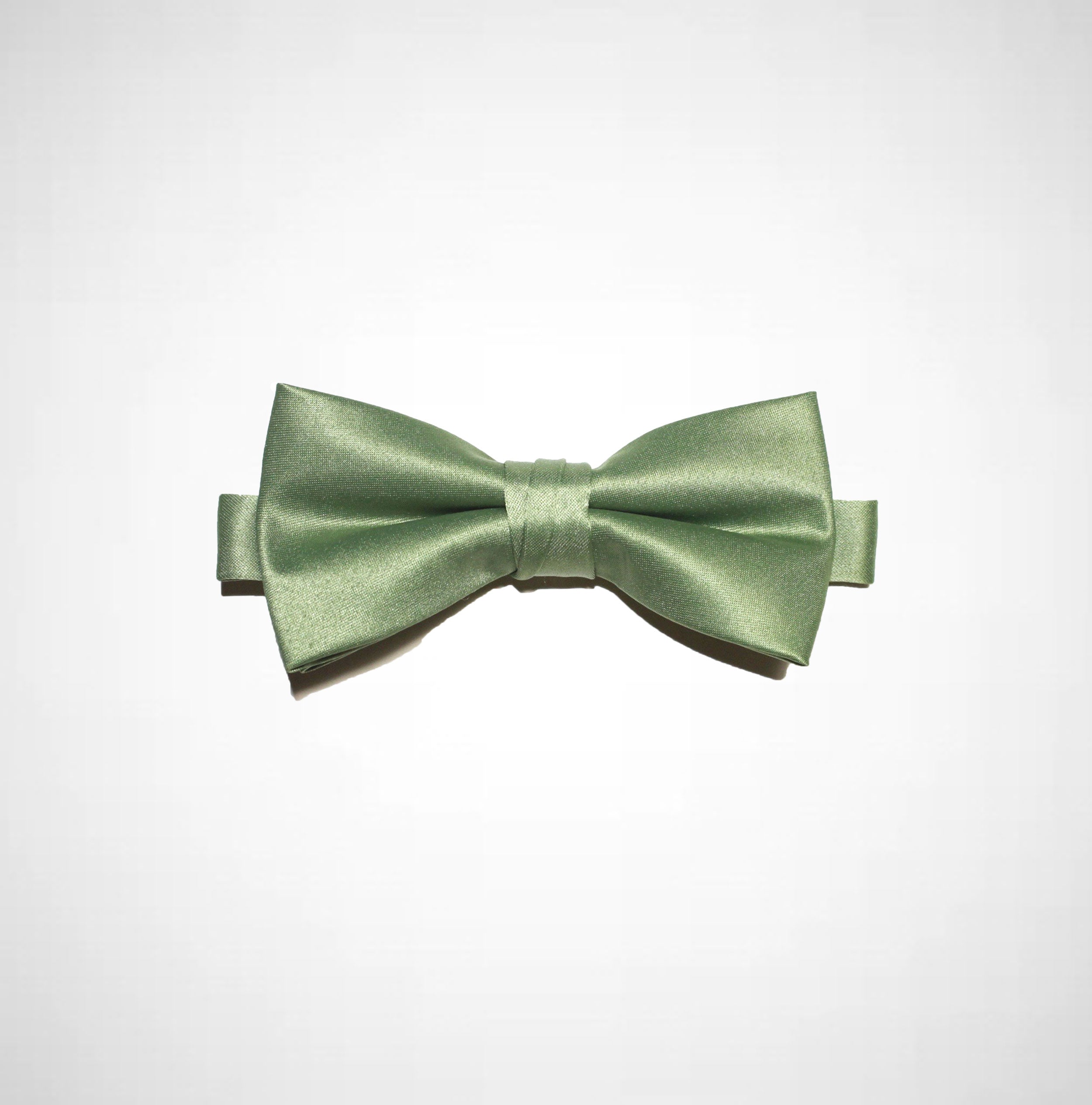 Olive Green Poly Satin Bow Tie for Women – LITTLE BLACK TUX