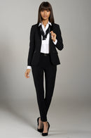 Black Shawl Collar Tuxedo Jacket - Women’s Tuxedo Suits | girls prom tuxedo | gal tux | Wedding Party, Bridesmaids