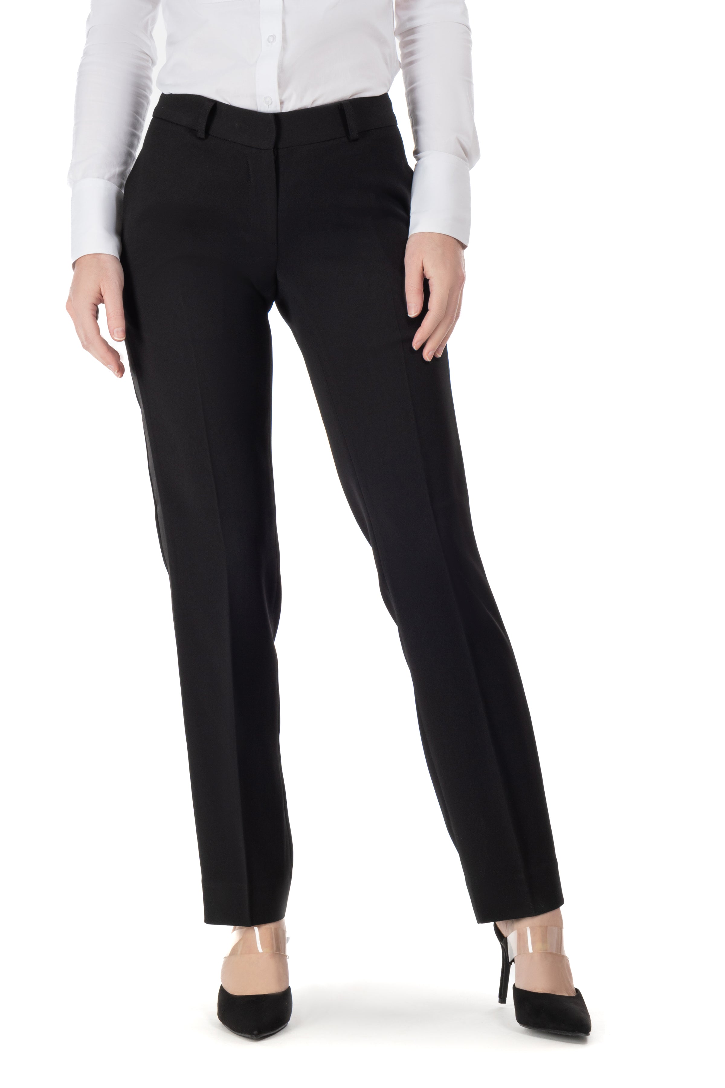 High Waisted Tapered Trousers, Black Dressy Tuxedo Pants for Ladies, Pants  for Women Suit, Elegant Slim Leg Formal Pants, Tailored Pants -  Norway