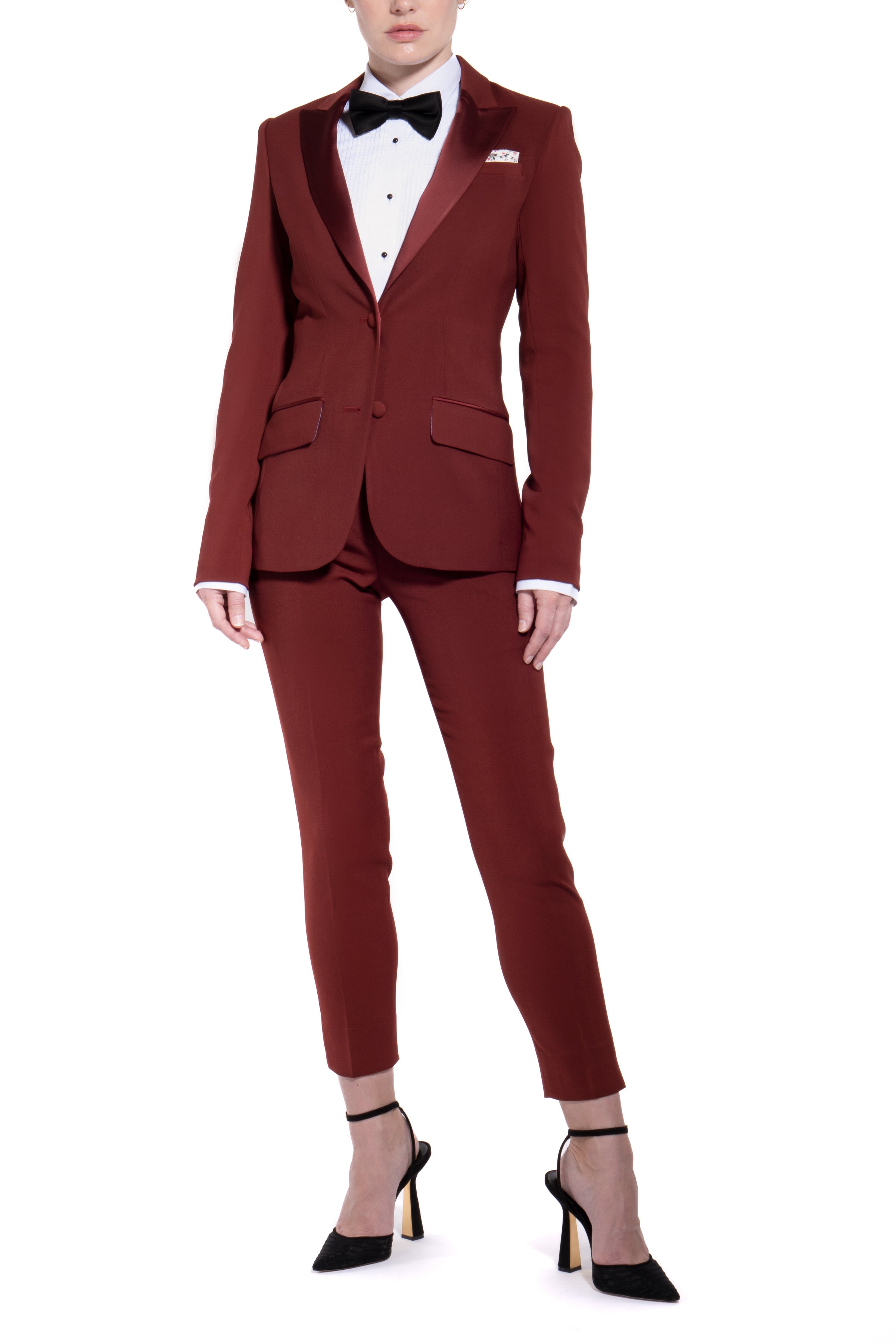 Women's petite clearance tuxedo jacket