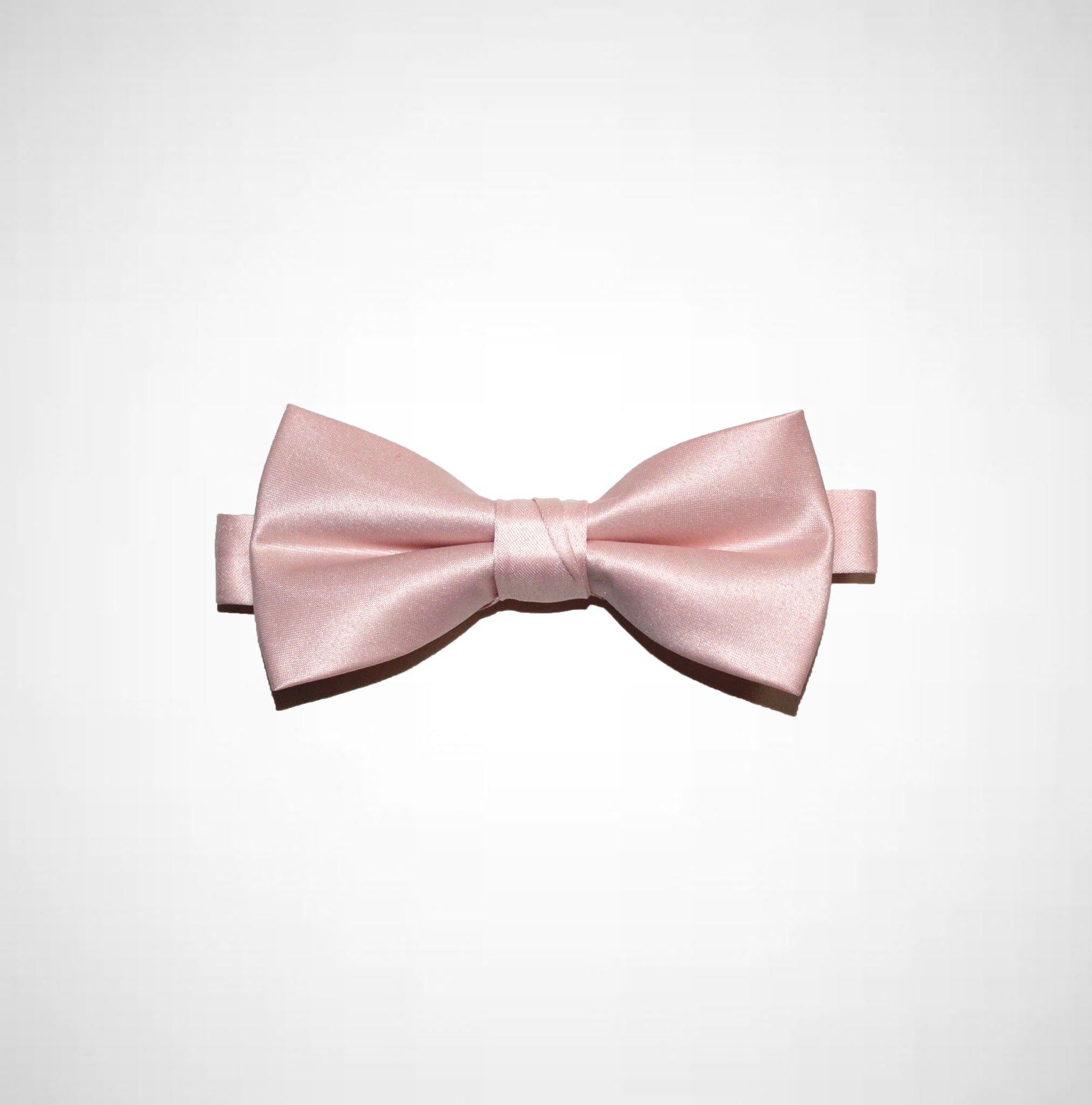 Blush Pink Poly Satin Bow Tie for Women | Shop women ties online ...