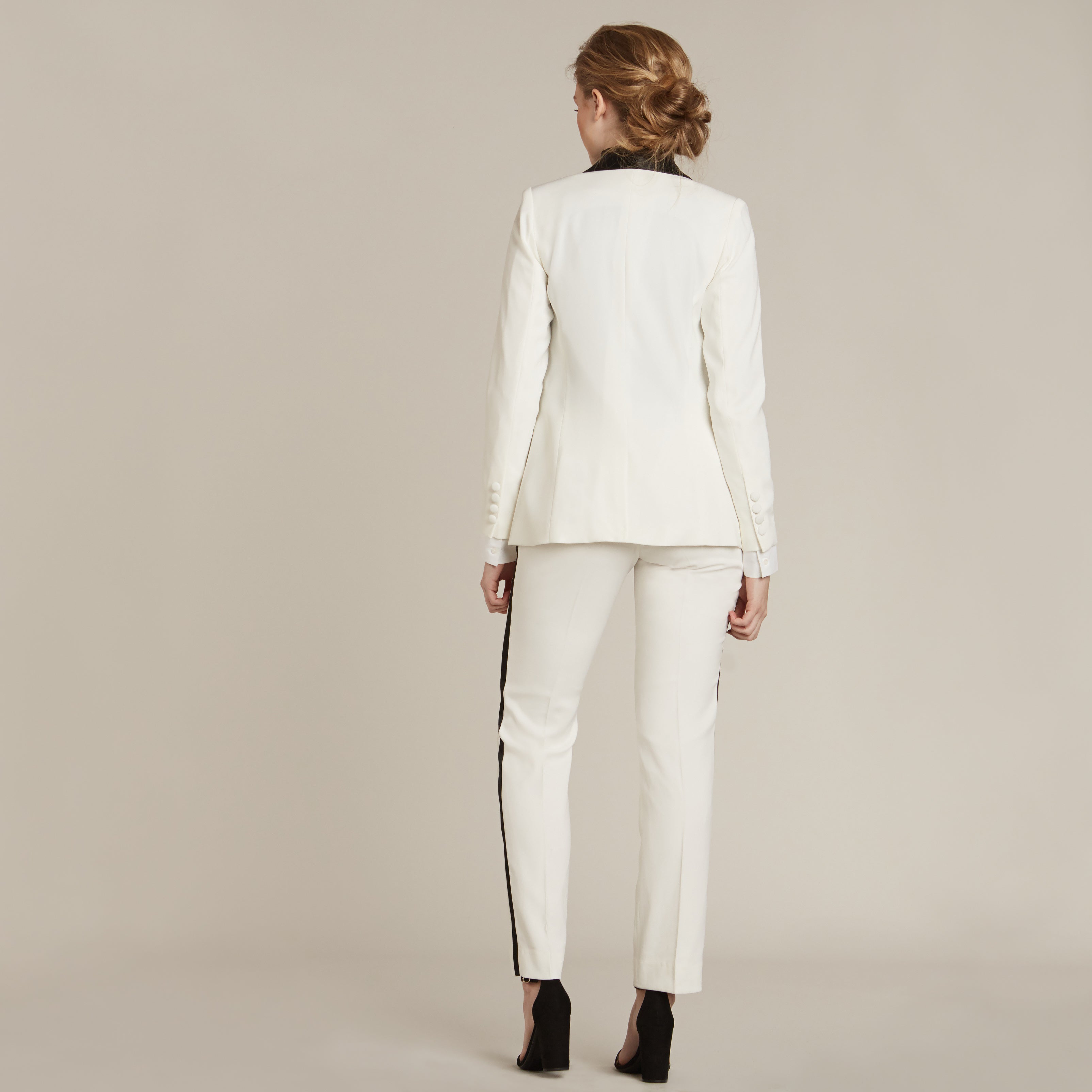 White womens clearance tuxedo jacket